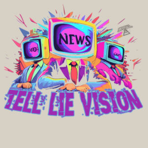 "Tell Lie Vision" - AS Colour Womens Maple Tee Design