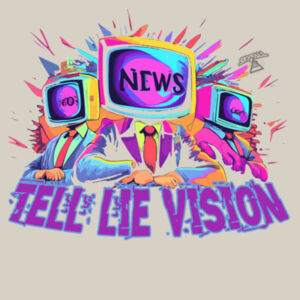 "Tell Lie Vision" - AS Colour Mens Block T shirt Design