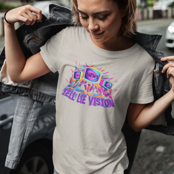 "Tell Lie Vision" - AS Colour Womens Maple Tee Thumbnail